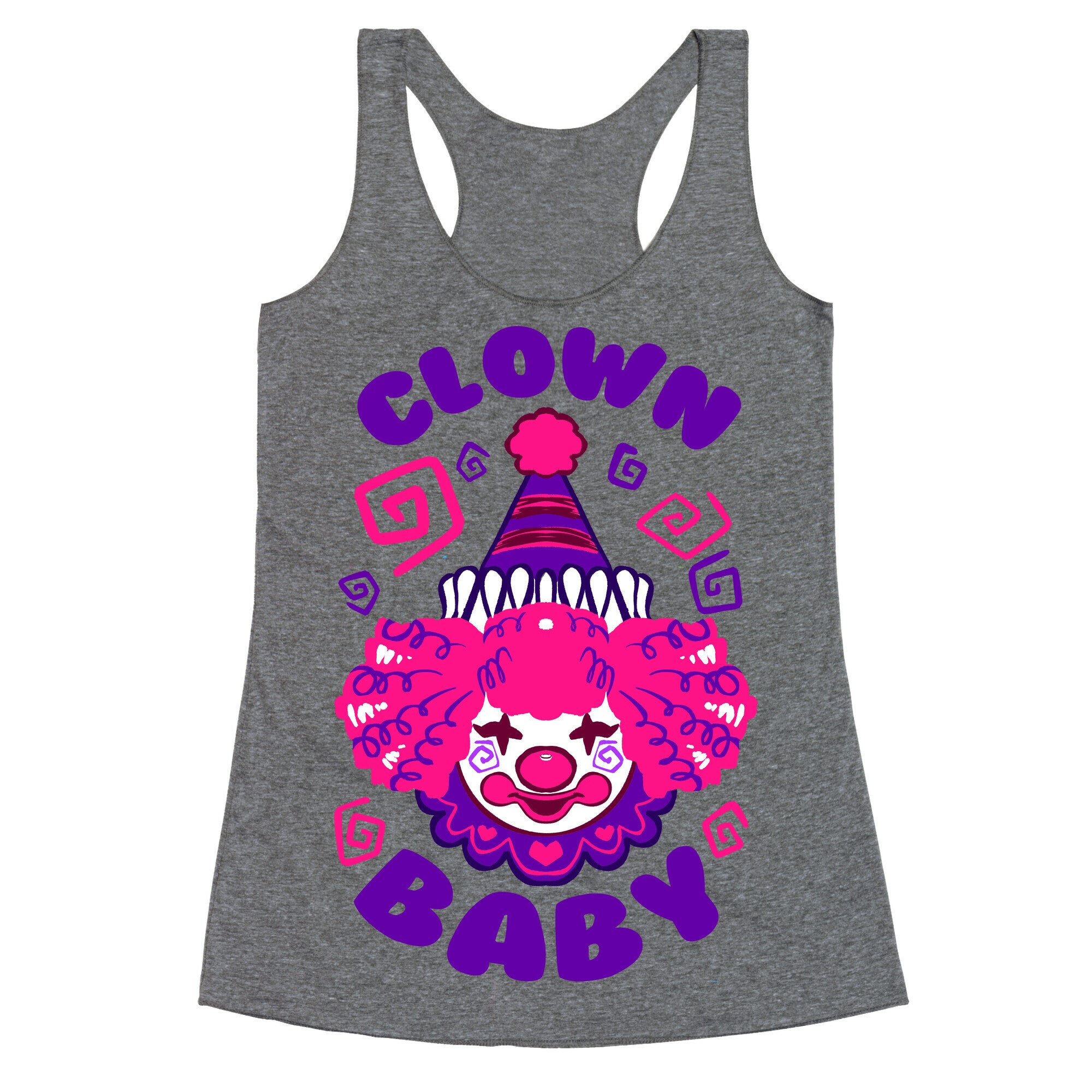 Clown Baby Racerback Tank